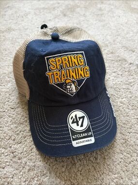 '47 Unisex Navy & Tan Brewers Spring Training Mesh-Back Cap